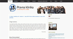 Desktop Screenshot of klinika.pravo.unizg.hr