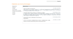 Desktop Screenshot of komunikologija.grf.unizg.hr