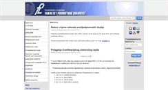 Desktop Screenshot of fpz.unizg.hr