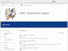 Tablet Screenshot of math.pmf.unizg.hr
