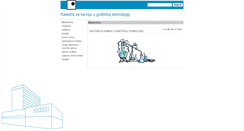 Desktop Screenshot of chem.grf.unizg.hr