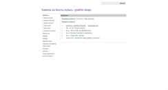 Desktop Screenshot of dizajn.grf.unizg.hr