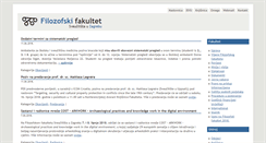 Desktop Screenshot of ffzg.unizg.hr