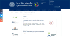 Desktop Screenshot of agr.unizg.hr
