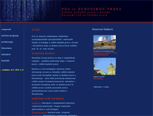 Tablet Screenshot of echr.pravo.unizg.hr